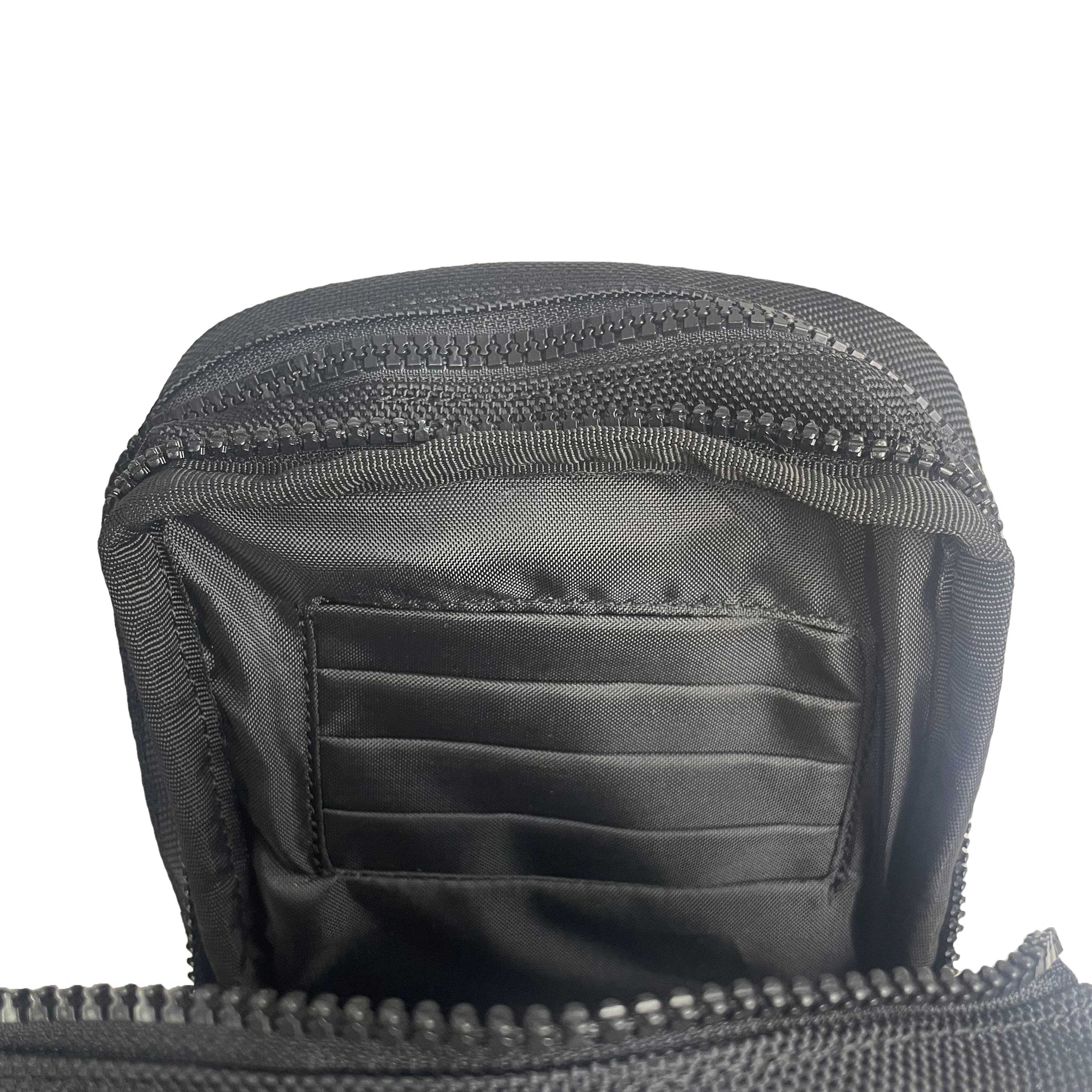 ADICA All Black All Purpose Crossbody Bag- Add your own supplies