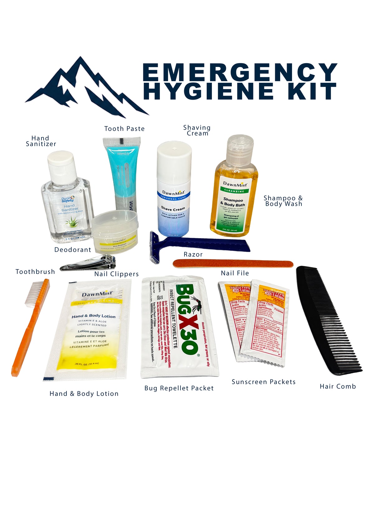 PREORDER SHIPS NOV 9th - Personal Hygiene Kit