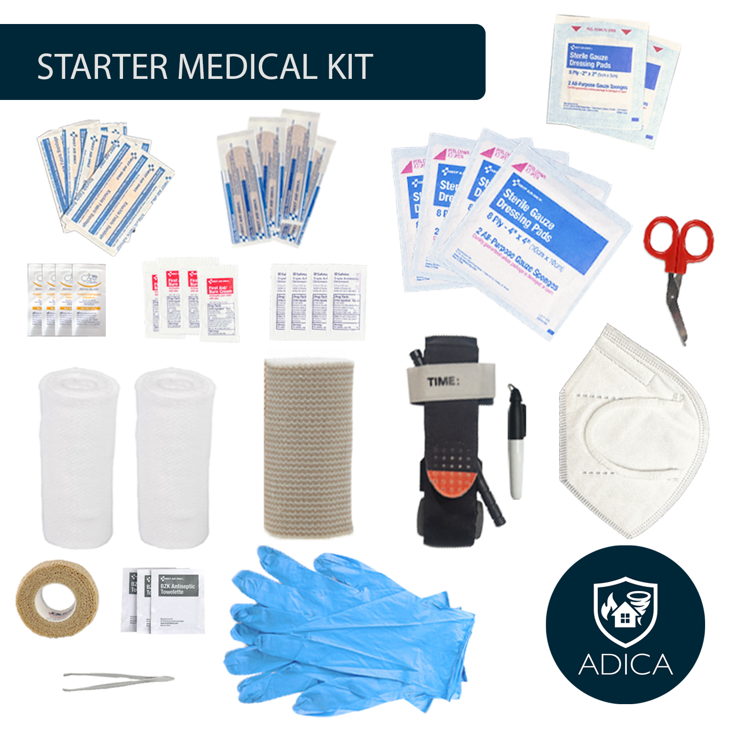 Starter Medical Supplies - Restock Kit